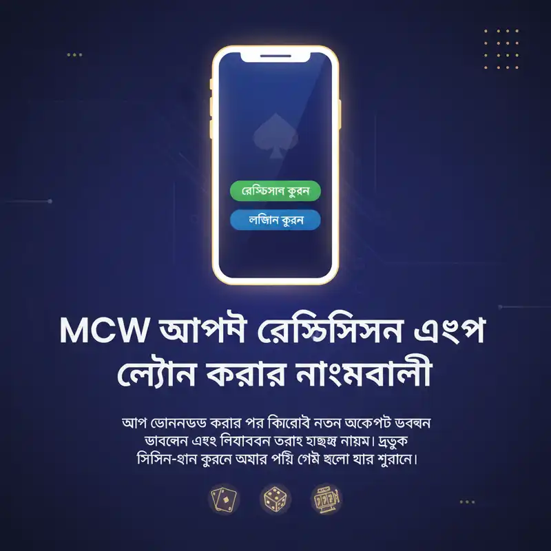 MCW ক্যাসিনো অ্যাপ ডাউনলোড এবং রেজিস্ট্রেশন গাইড